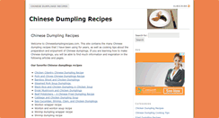 Desktop Screenshot of chinesedumplingrecipes.com