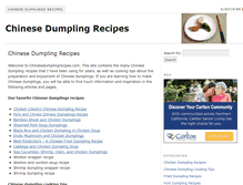 Tablet Screenshot of chinesedumplingrecipes.com